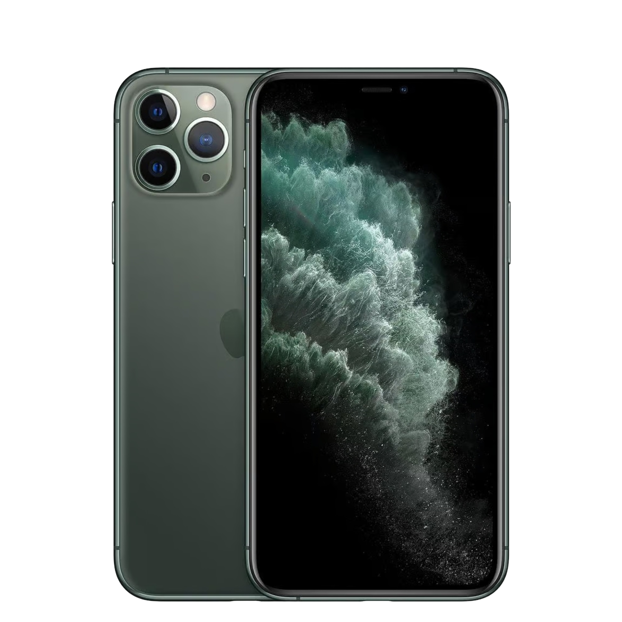 iPhone 11 Pro verde medianoche sin fondo