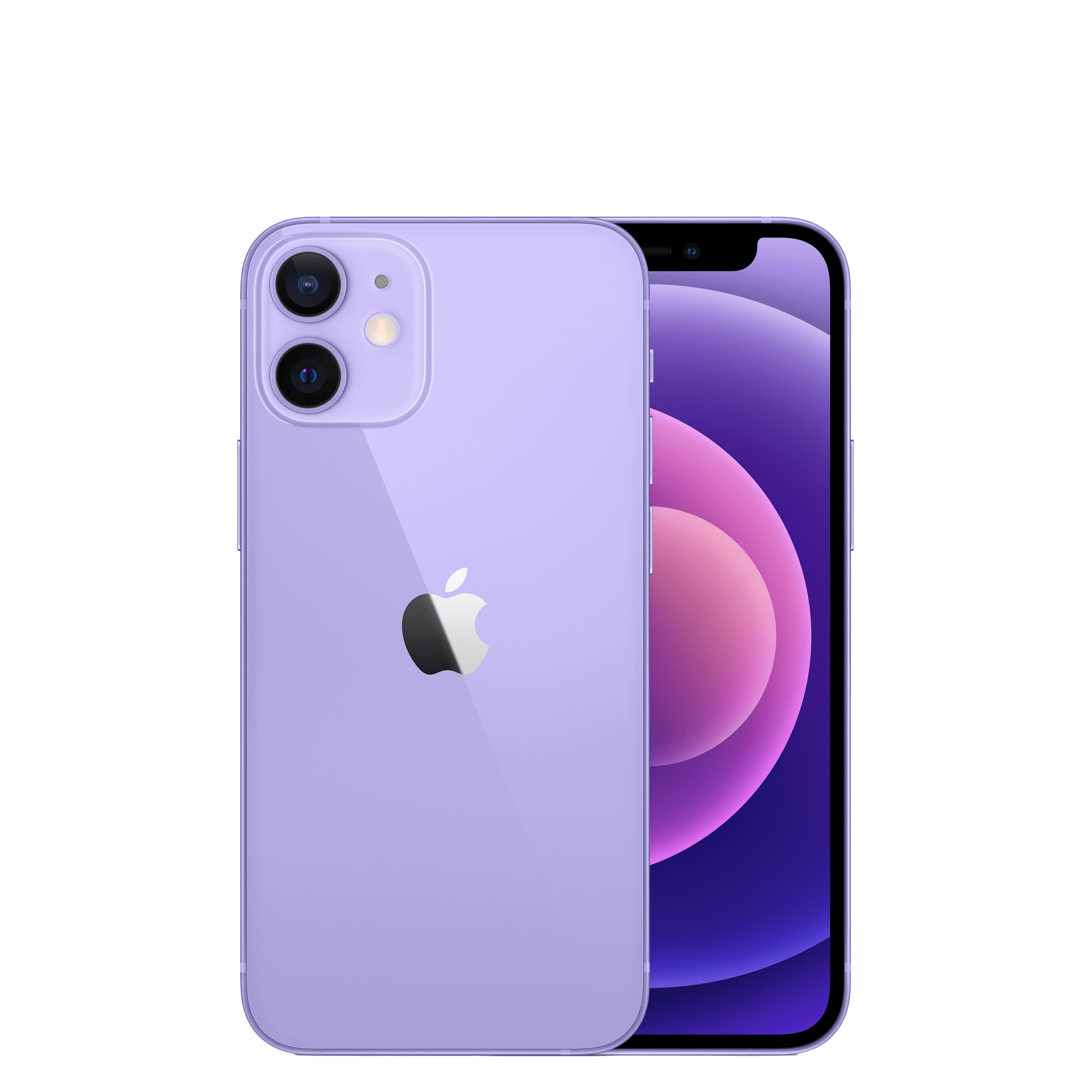 iPhone 12 Mini morado sin fondo