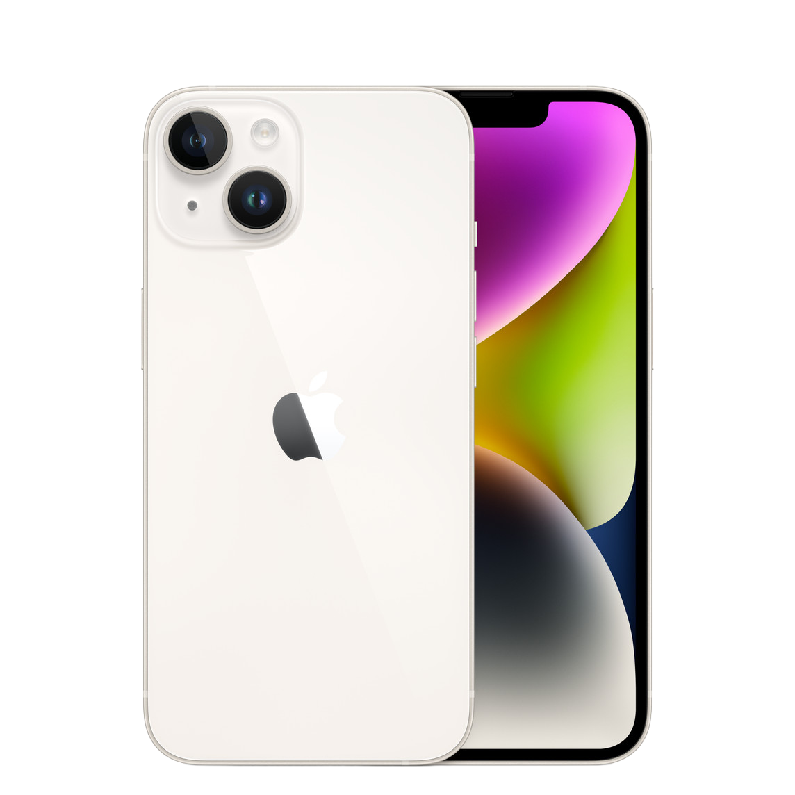 iPhone 14 blanco estrella sin fondo