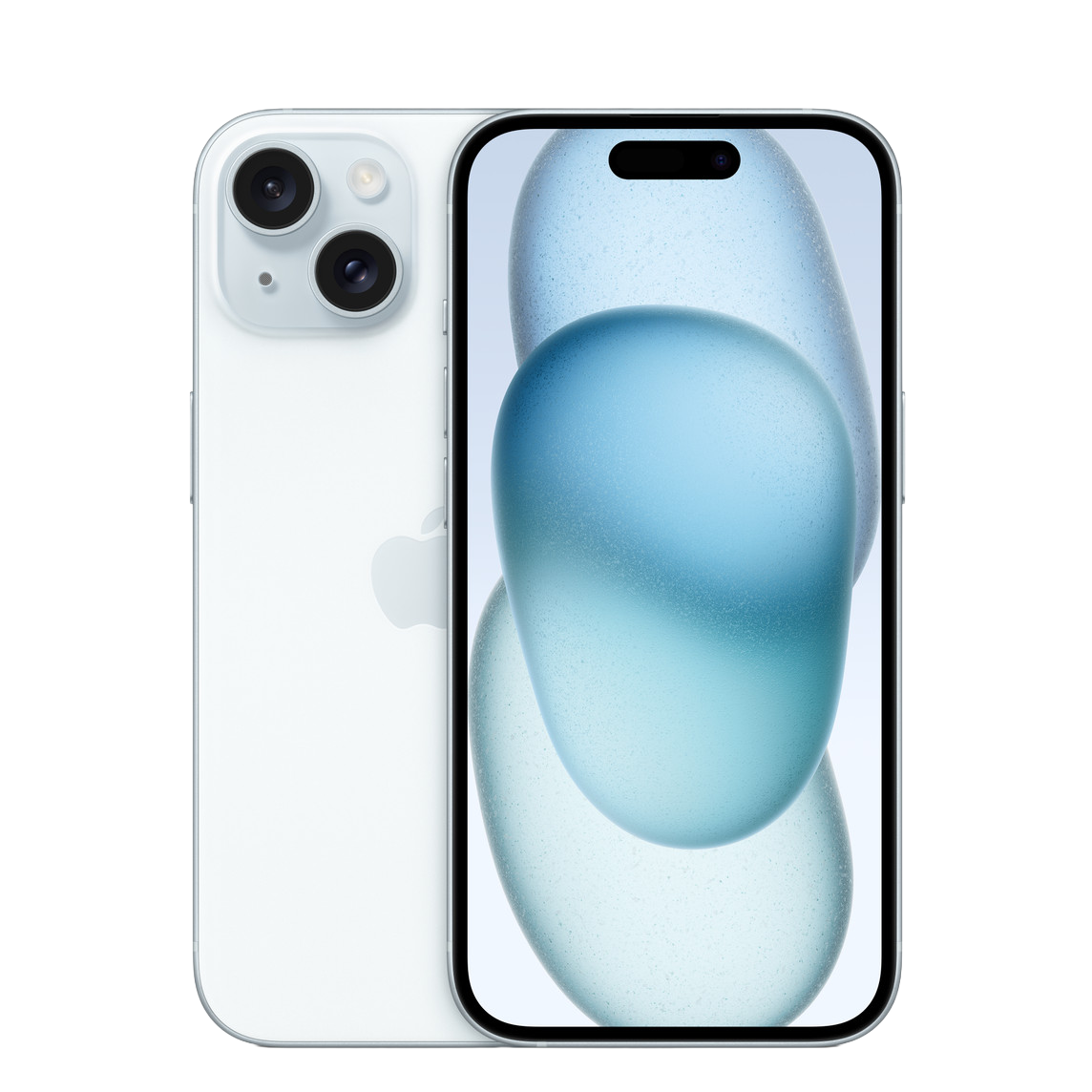 iPhone 15 azul sin fondo