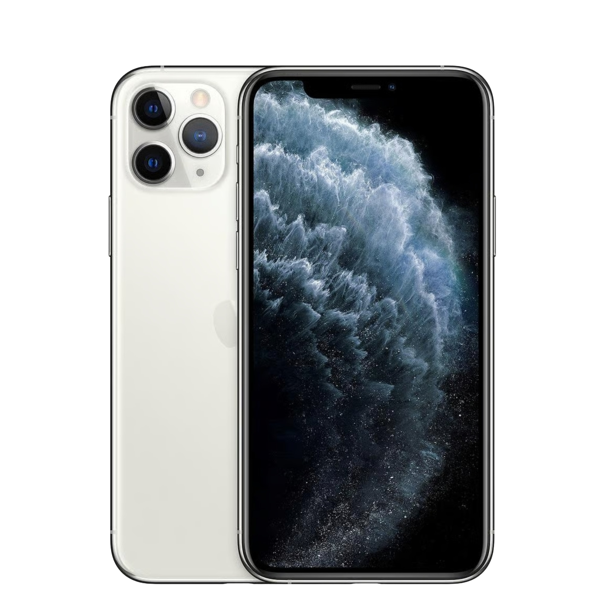 iPhone 11 Pro plata sin fondo