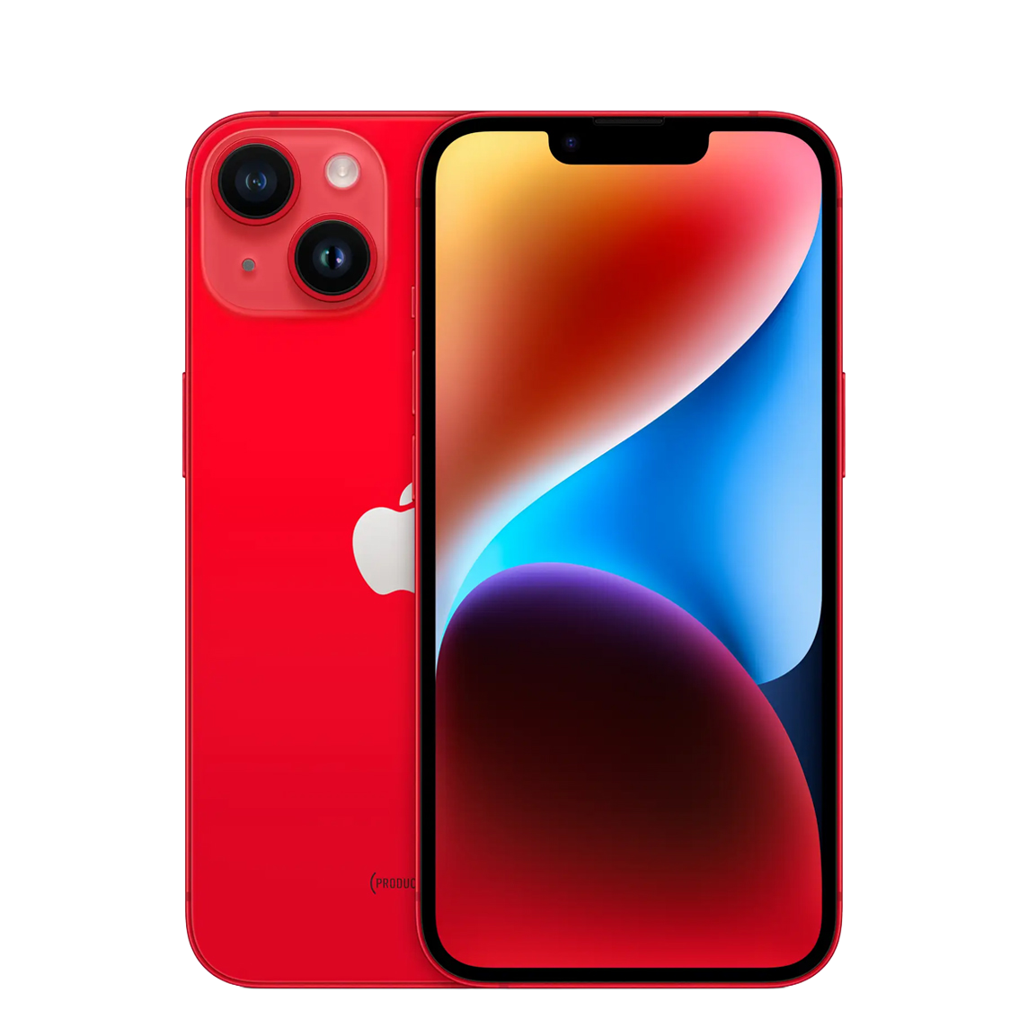iPhone 14 rojo sin fondo