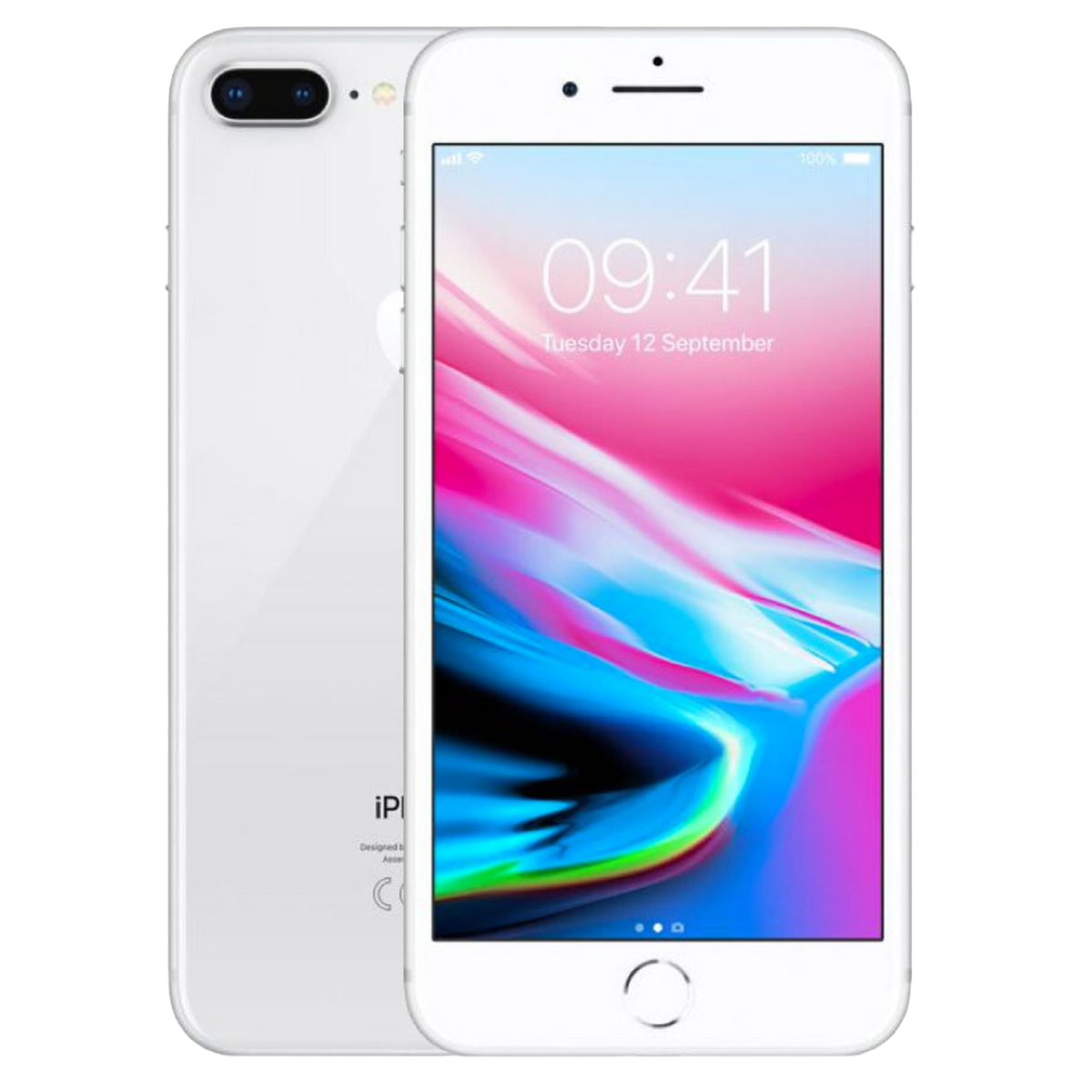 iPhone 8 Plus plata sin fondo