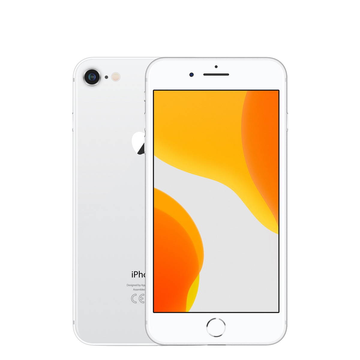 iPhone 8 plata sin fondo
