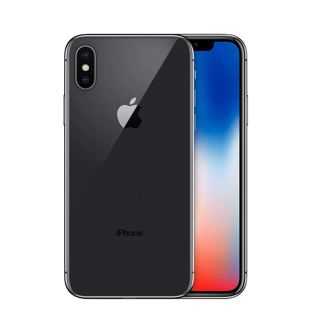 iPhone X Gris Espacial sin fondo